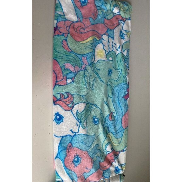 My Little Pony Soft Plush Throw Blanket 50 X 70” Silk Touch Rainbow NEW - Picture 10 of 16